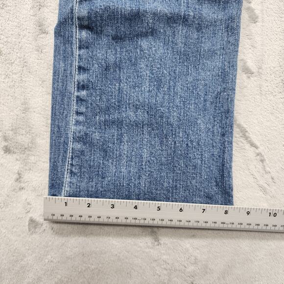 Old Navy Jeans Womens 10 Blue The Flirt Mid Rise Boot Cut Stretch Casual Y2K - Picture 12 of 13